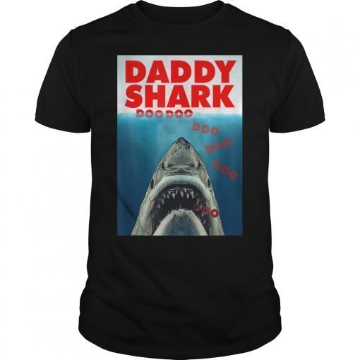 JAWS Inspired DADDY SHARK DOO DOO DOO Shirt