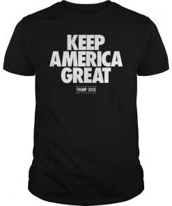 Keep America Great T-Shirt Re-elect Trump Republican Gift