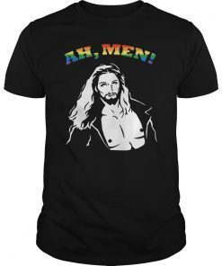 LGBT Rainbow Jesus Purride Gay Lesbian Pride Homosexual Tee T-Shirt