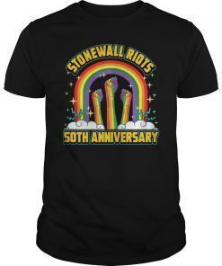 LGBTQ Gay Pride Stonewall Riots Anniversary Rainbow T-Shirt