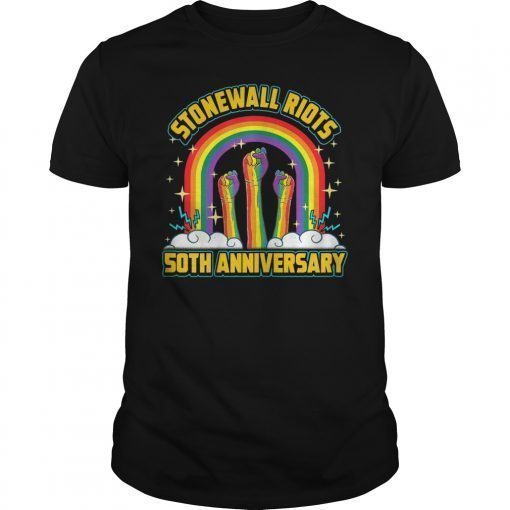 LGBTQ Gay Pride Stonewall Riots Anniversary Rainbow T-Shirt