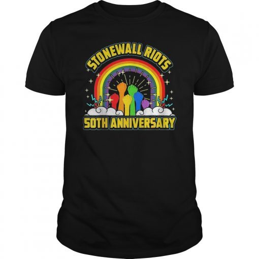 LGBTQ Gay Pride the Stonewall Riots 50th Anniversary T-Shirt