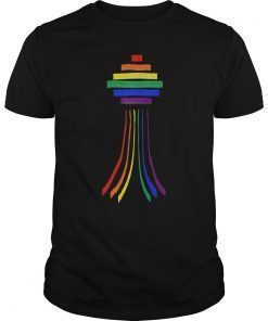 LGBTQ+ Seattle Pride Rainbow TShirt
