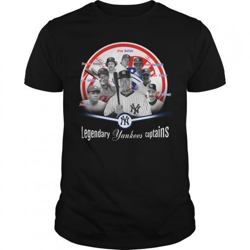 Legendary Yankees Captains Team Shirt