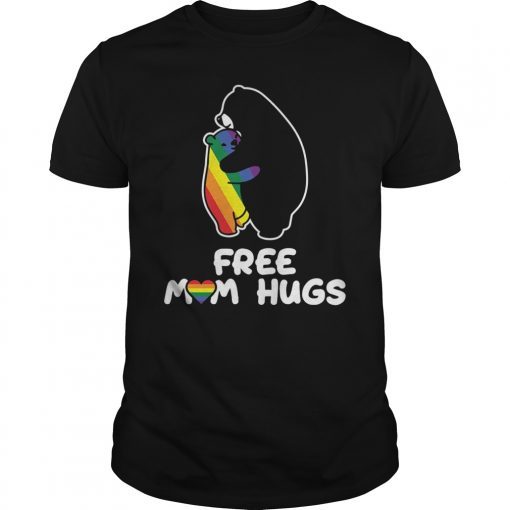 Mama Bear Free Mom Hugs - Lesbian & Gay LGBT Pride T-SHIRT