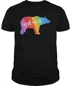 Mama Bear Gay Pride t Shirt Momma and Mom 2019