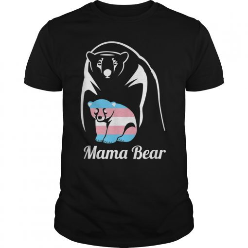 Mama Bear Transgender T-Shirt LGBT Trans Pride Gift