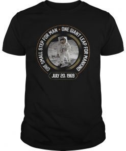 Mens Apollo 11 50th Anniversary Moon Landing 1969-2019 T-Shirt