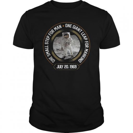 Mens Apollo 11 50th Anniversary Moon Landing 1969-2019 T-Shirt