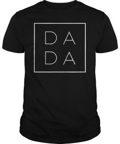 Mens Fathers Day Gift For Dad Dada Square T-Shirt