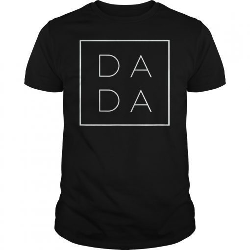 Mens Fathers Day Gift For Dad Dada Square T-Shirt