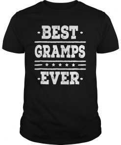 Mens Gramps Best Ever T-shirt Fathers Day Gift Mens Tee