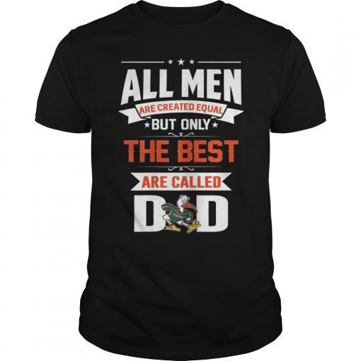 Miami Hurricanes Best Dad Tee Shirt