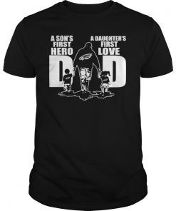 Philadelphia Eagles Dad a Sons First Hero a Daughters First Love T-Shirt