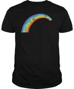 Rainbow Shirt Vintage Retro Style Gay Pride Gift Watercolor