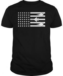 Red White Blue Air Force Flyover Proud American Independence Gift T-Shirts