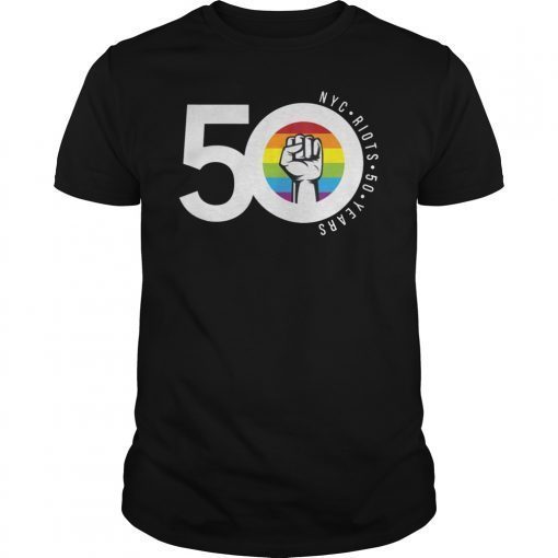 Riots 50th NYC Gay Pride LBGTQ T-Shirt