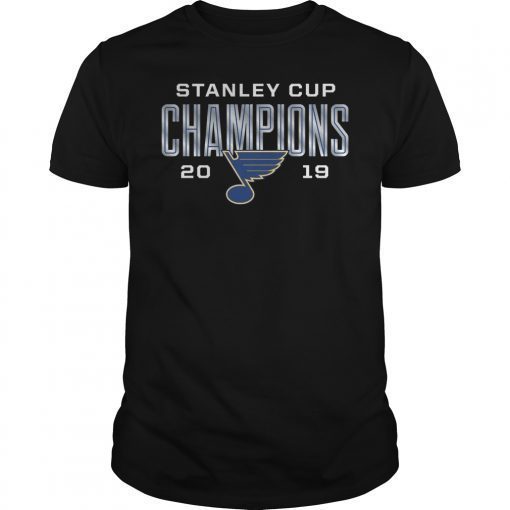 St. Louis Blues 2019 Stanley Cup Champions Goaltender Signature T-Shirt