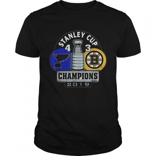 Stanley Cup champions St Louis Blues 4 3 Boston Bruins Shirt