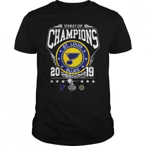 Stanley St Louis Cup Blues Champions 2019 TShirt For Fan Gift