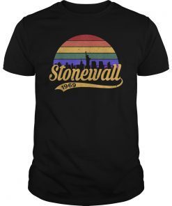 Stonewall 1969 Where Pride Began Retro 50th Anniversary Tee T-Shirt