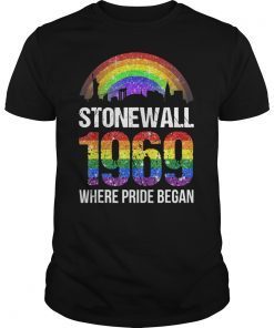 Stonewall 1969 Where Pride Begin LGBT Riots 50th Anniversary Shirt