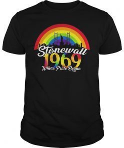 Stonewall Where Pride Began 1969 LGBT T-Shirt
