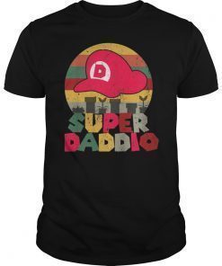 Super Daddio T-Shirt Vintage Tee FATHER'S DAY Dad Gift Shirt