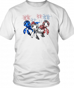 TURTLES BEAUTY AMERICA FLAG SHIRT INDEPENDENCE DAY 4TH OF JULY