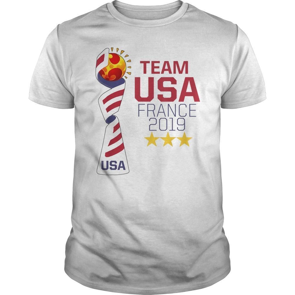 USA Soccer Jersey Womens Team T Shirt 2019 Cup Tee Shirt