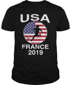 USA United States Women 2019 T Shirt Soccer Football Flag