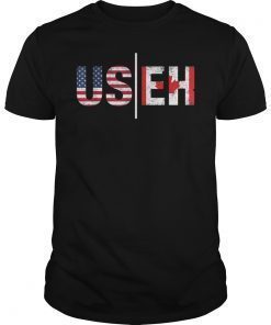 USEH US EH USA Flag Pride Canadian Canada T-Shirt