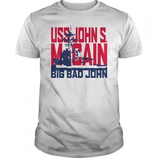 USS John S McCain Support our Vets! T-Shirt