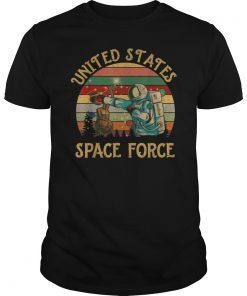 United States Space Force Vintage Funny Science Gift T-shirt