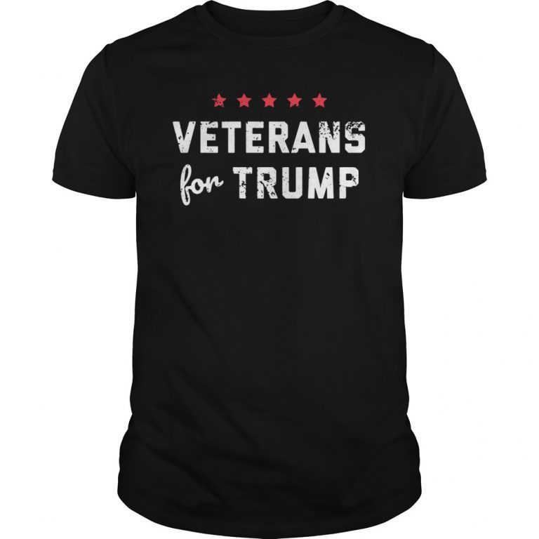 Veterans For Trump Unisex T-Shirt Trump T Shirts, Patriotic Veterans ...