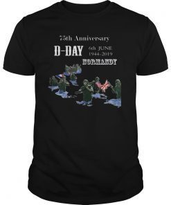 WWII D-Day 75th Anniversary T Shirt Utah Beach Rescue Tee