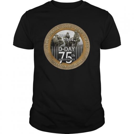 WWII D-Day 75th Anniversary T Shirt Utah Beach Rescue Tee