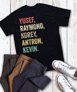 When They See Us Yusef Raymond Korey Antron & Kevin Tshirt - Netflix T-Shirt korey wise Shirt - Central Park 5 Shirt Movie T-Shirt