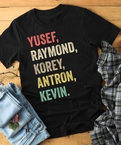 When They See Us Shirt, Yusef Raymond Korey Antron & Kevin Tshirt - Netflix T-shirt - korey wise Shirt - Central Park 5 Shirt Movie T-shirt