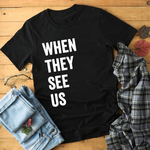 When They See Us Tee Shirt, Yusuf Raymond Korey Antron & Kevin Tshirt - Netflix T-shirt - korey wise Shirt - Central Park 5 Shirt Movie T-shirt