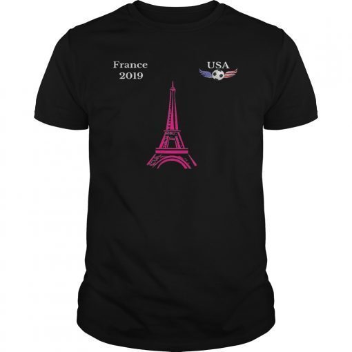 Women And Girl Soccer USA TShirt