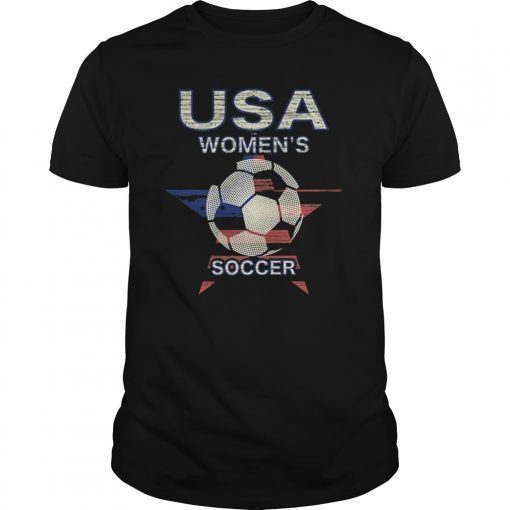 Women Soccer USA Team France 2019 World Tournament T-Shirt