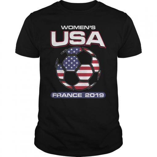 Women USA Soccer France 2019 World Tournament T-Shirt