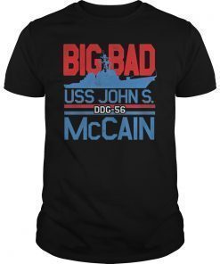 Womens DDG-56 USS John S. McCain T-Shirt