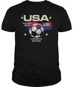 Womens USA Women's Soccer-2019 World Championship France Shirt