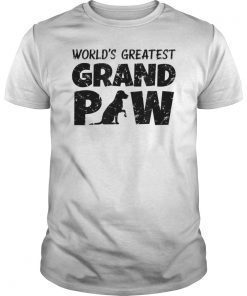 Worlds Greatest Grand Paw Labrador Retriever Shirt Grandpaw