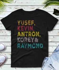 Yusef, Kevin, Antron, Korey, Raymond Unisex Short Sleeve T-Shirt Movie T-shirt Central Park 5 T-Shirt