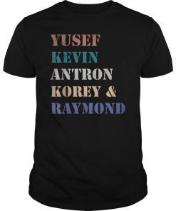 Yusef Kevin Antron Korey and Raymond Central Park 5 Vintage Shirt