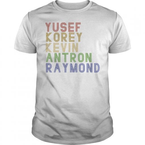 Yusef Raymond Korey Antron & Kevin Central Park 5 Shirt Movie Gift 2019 Shirts