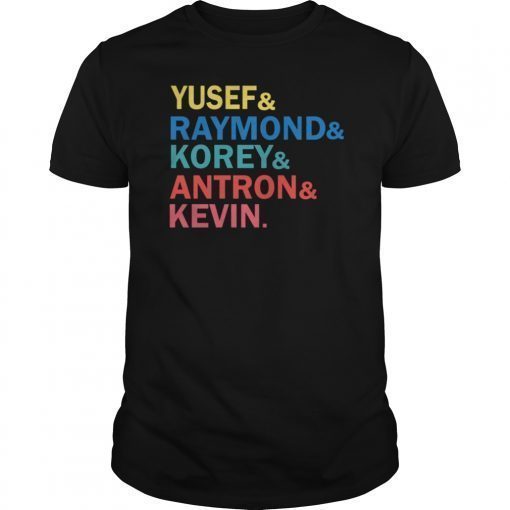 Yusef Raymond Korey Antron & Kevin Central Park 5 Shirt Movie Gift 2019 Tee Shirt
